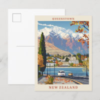 Queenstown Nouvelle-Zélande Élégant Vintage voyage