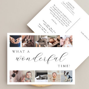 Carte Postale Quel moment merveilleux Multi Photo Minimal Nouvea