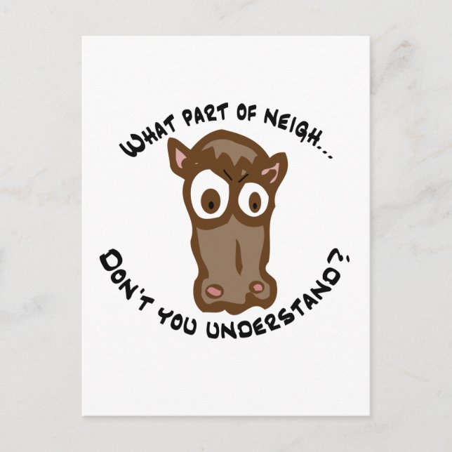 Carte Postale Quelle partie de Neigh... (Devant)