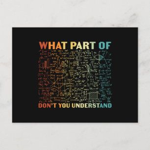 Carte Postale Quelle partie des maths