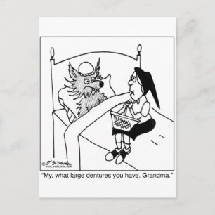 Carte Postale Quelles Grandes Dentures Vous Avez