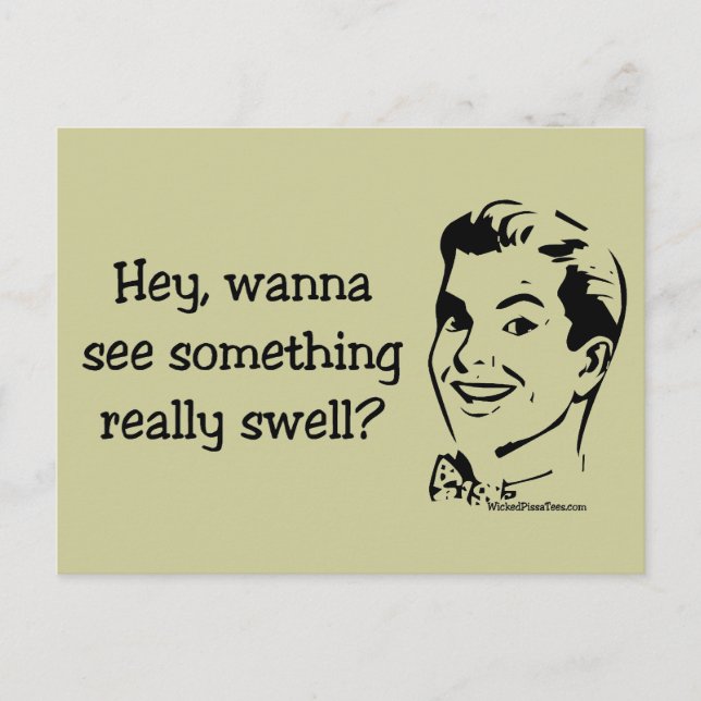 Carte Postale Quelque chose de vraiment houle (Devant)