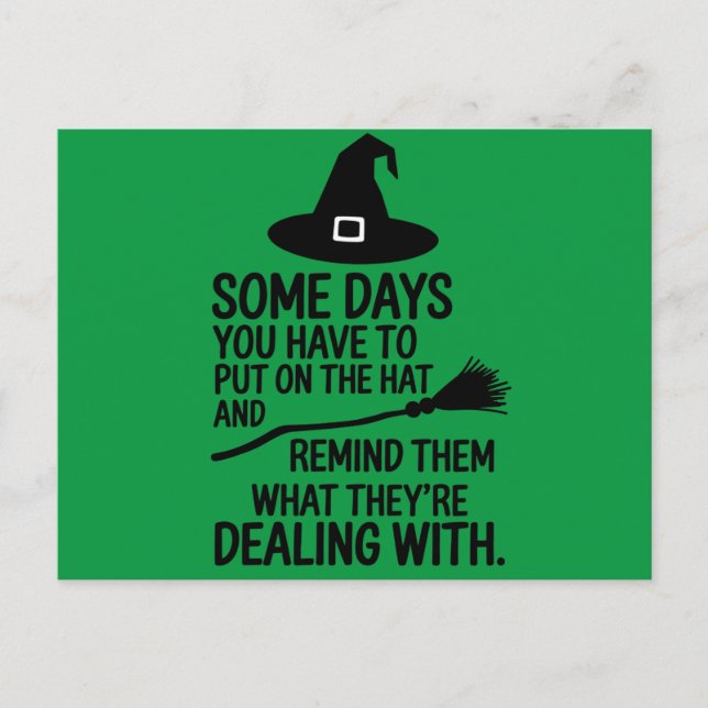 Carte Postale Quelques Jours, Il Faut Passer L'Halloween Casquet (Devant)