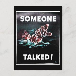 Carte Postale Quelqu'Un A Parlé