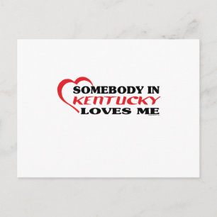 Carte Postale Quelqu'un au Kentucky aime les chemises Me