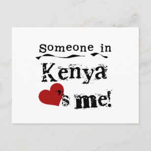 Carte Postale Quelqu'Un Au Kenya M'Aime
