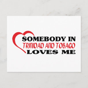 Carte Postale Quelqu'un au Trinidad-et-Tobago m'aime