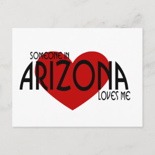 Carte Postale Quelqu'un en Arizona m'aime !