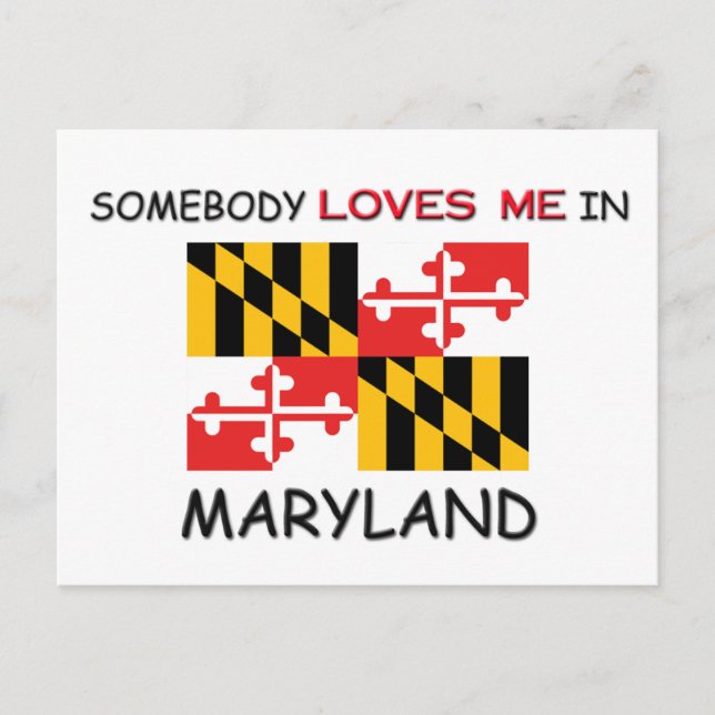 Carte Postale Quelqu'Un M'Aime À MARYLAND (Devant)