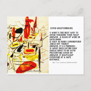 Carte Postale <<Questionnaire sur la copie>>