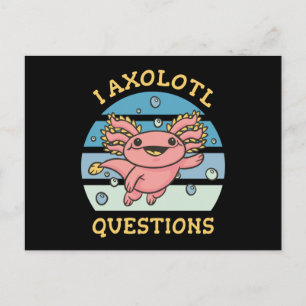 Carte Postale Questions axolotales