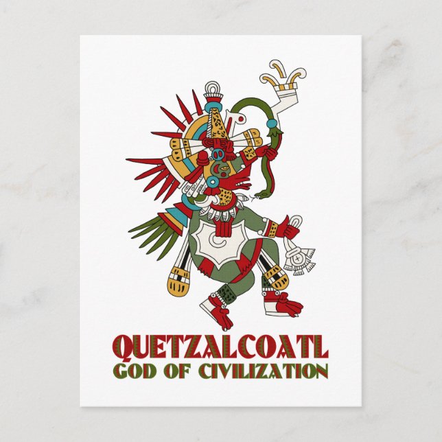 Carte Postale Quetzalcoatl (Devant)