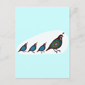 Carte Postale Queue