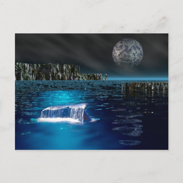 Carte postale Queue (Devant)