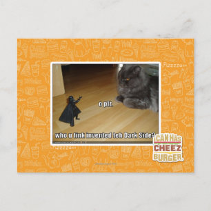 Carte Postale Qui a inventé le côté obscur ?