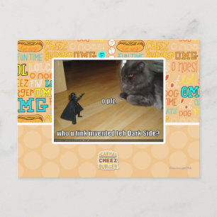 Carte Postale Qui a inventé le côté obscur ?