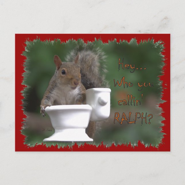 Carte Postale "Qui appelez-vous RALPH ?" (Devant)