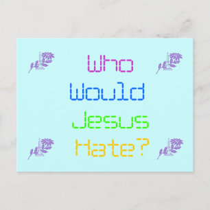 Carte Postale Qui Dieu Détesterait-Il ?