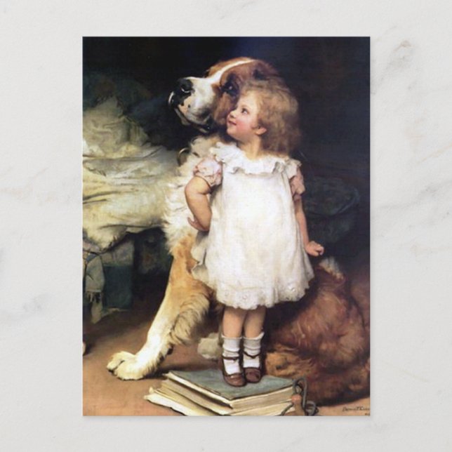 Carte Postale Qui est le plus grand (Devant)