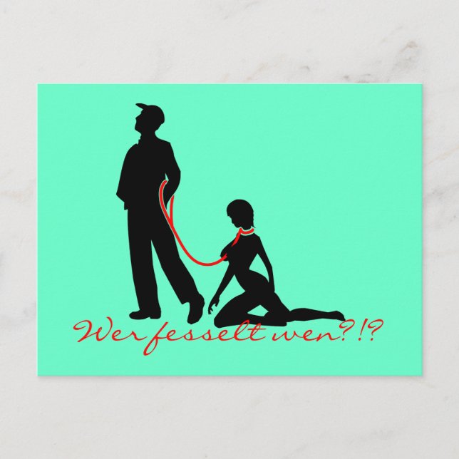 Carte Postale Qui lie qui ? (Devant)