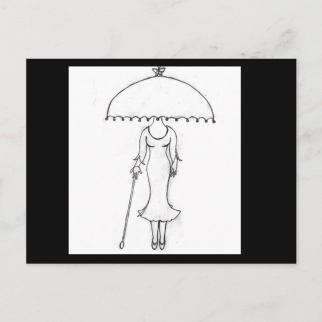 Carte Postale - Qui Portez-Vous ? Avec enveloppe (Devant)