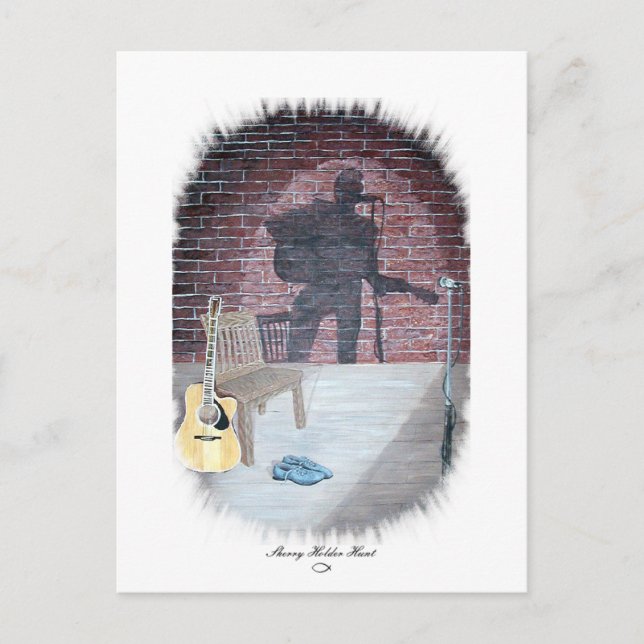 CARTE POSTALE QUI VA REMPLIR CES CHAUSSURES (Devant)