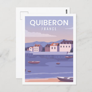 Carte Postale Quiberon France Illustration d'un lieu de voyage c