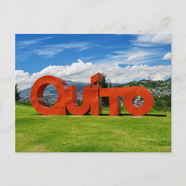 Carte Postale Quito (Devant)