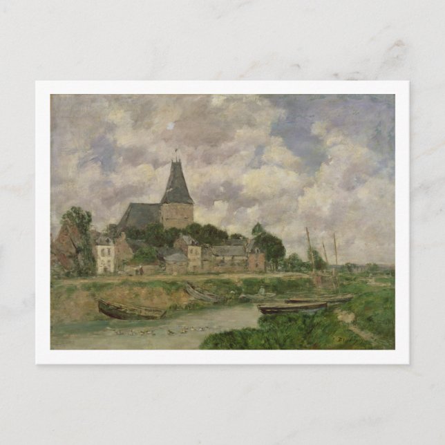 Carte Postale Quittebeuf, 1893 (huile sur toile) (Devant)