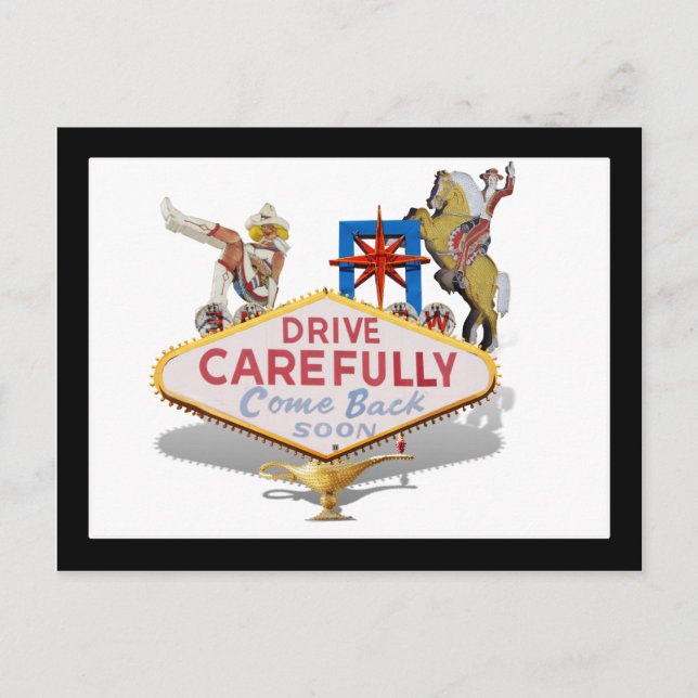 Carte Postale Quitter Las Vegas (Devant)