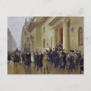 Carte Postale Quitter le Lycée Condorcet, 1903