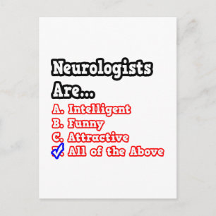 Carte Postale Quiz Neurologue...Plaisanterie