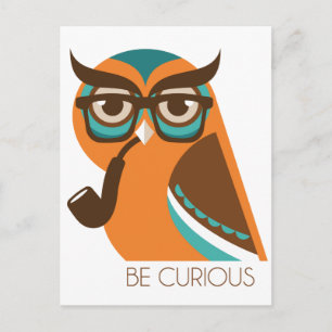 Carte Postale Quizik Owl