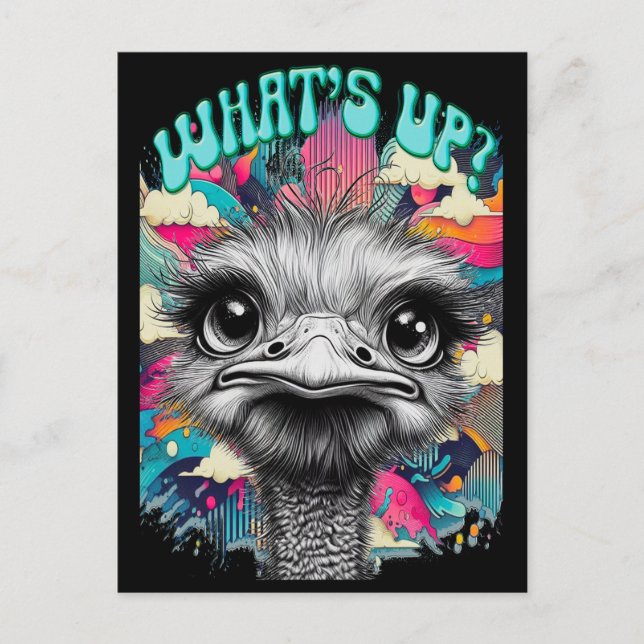 Carte Postale Quoi ? (Devant)