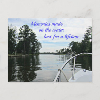 Carte Postale Quota about time spent on the water.