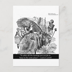 Carte Postale Quota de Lewis Carroll Graphic & Famous