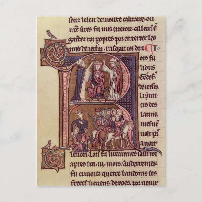Carte Postale 'R' initial historique (Devant)