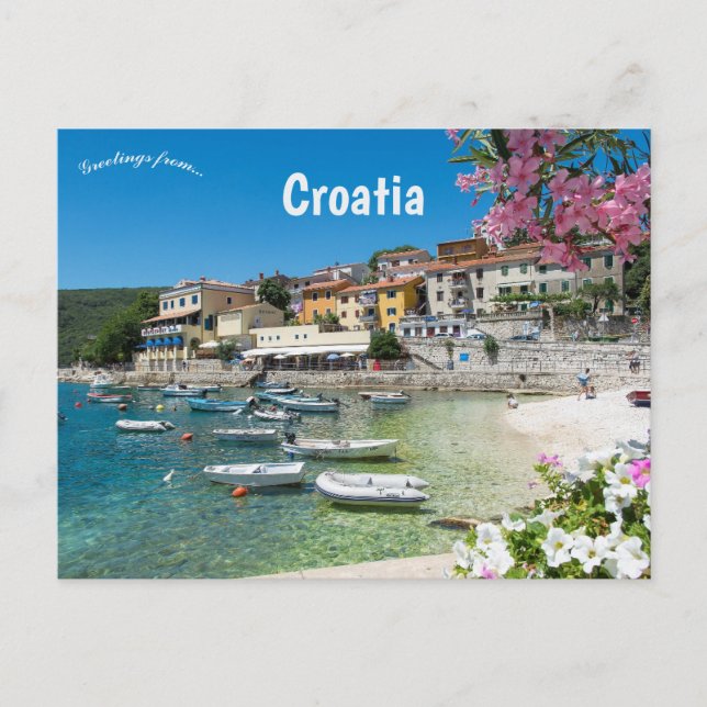 Carte Postale Rabac Croatie (Devant)