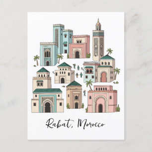 Carte postale Rabat Maroc Travel