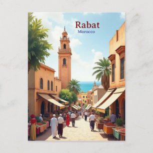 Carte Postale Rabat Maroc Voyage Ancien Postc