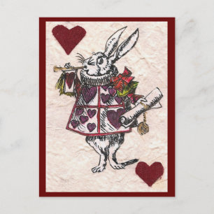 Carte postale Rabbit blanc
