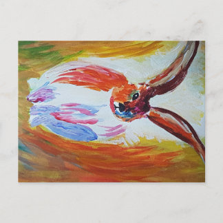 Carte Postale Rabbit moderne