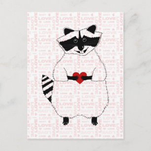Carte Postale Raccoon