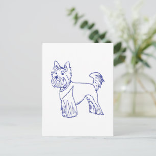 Carte Postale Race de chien Yorkshire Terrier