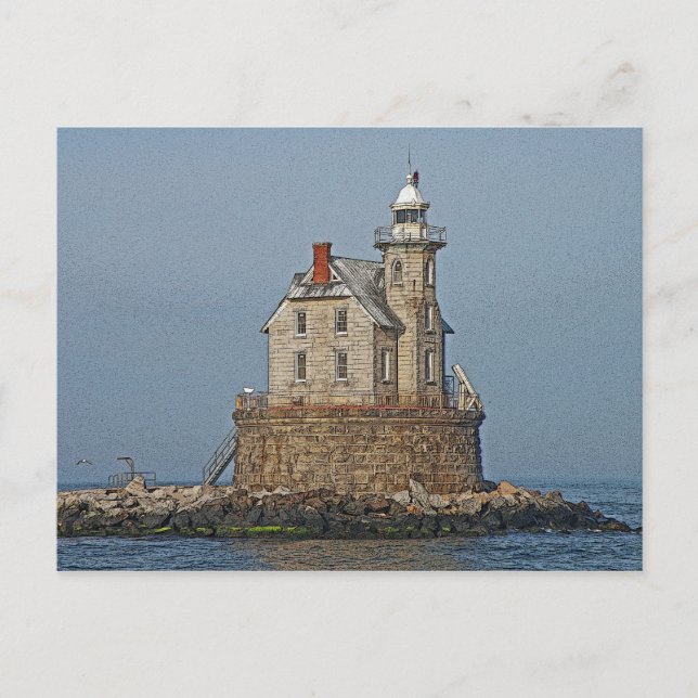 Carte Postale Race Rock Light House (Devant)