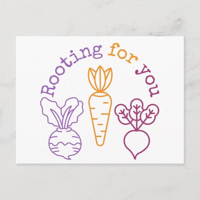 Carte Postale Racine-toi (Devant)