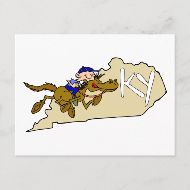 Carte Postale Racing du Kentucky (Devant)