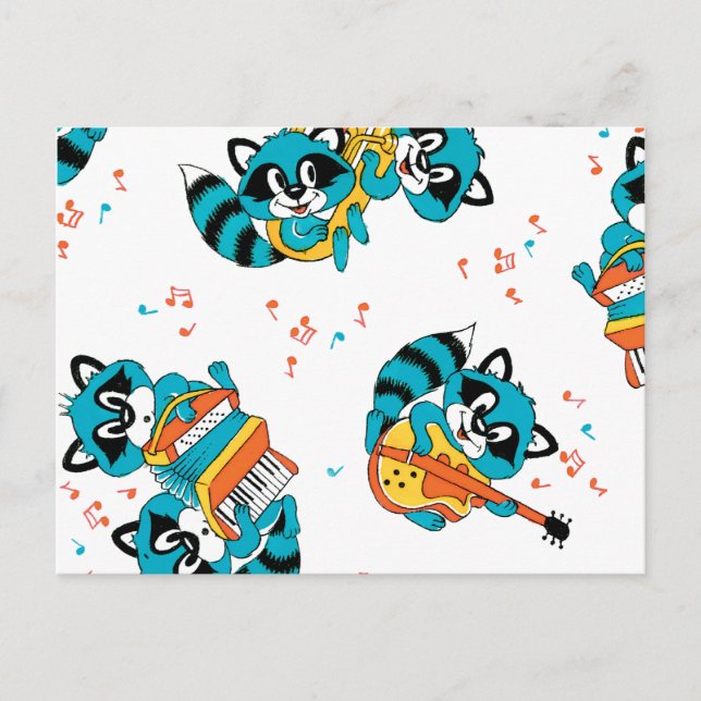 Carte Postale Racons bleus (Devant)