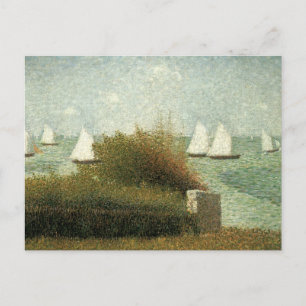 Carte Postale Rade de Grandcamp par Georges Seurat, Art Vintage