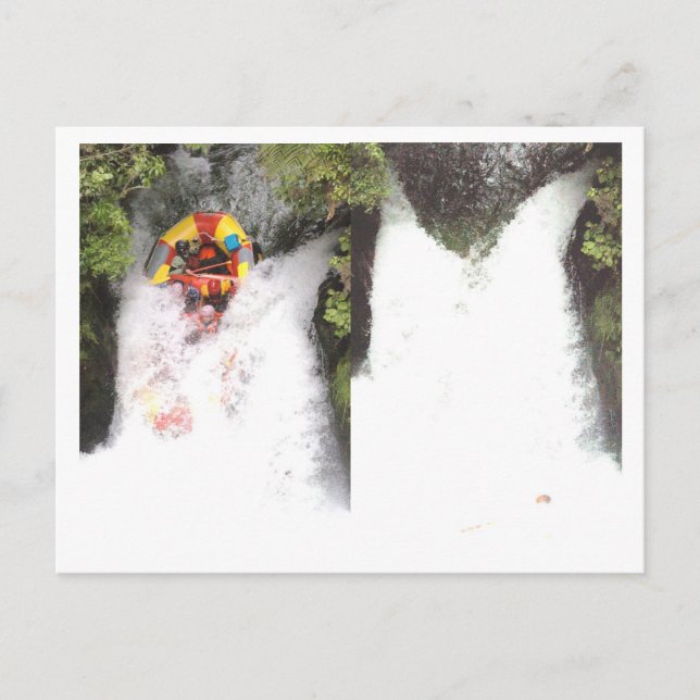 Carte Postale radeau (Devant)